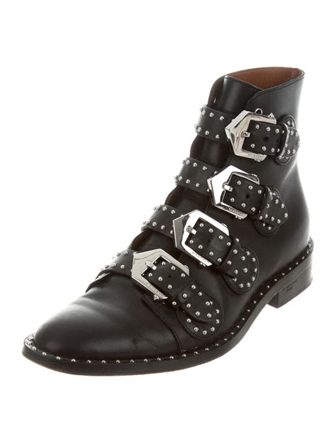 givenchy black stud elegant heel ankle boots|Givenchy ankle boots.